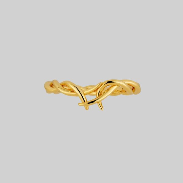 Abandon. Intertwined Roots Ring Jewellery