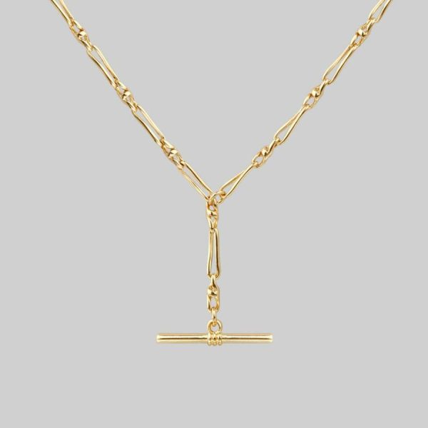 Arael. Twisted Figaro T-Bar Chain Jewellery