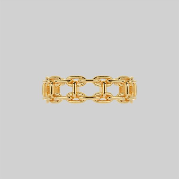 Resolute. Double Chunky Chain Ring Jewellery