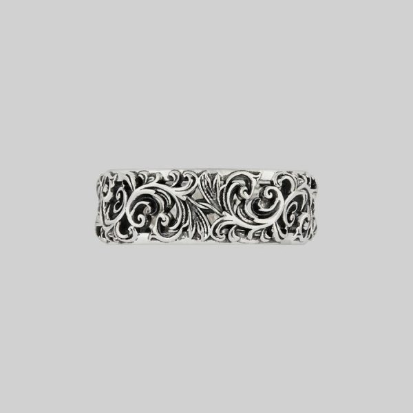 Rule. Ornate Flourish Band Ring Jewellery