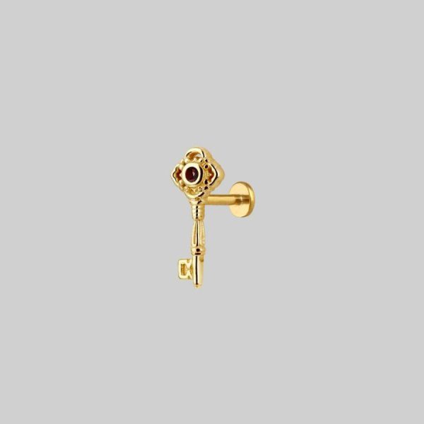 Twilight. Skeleton Key Stud Earring Earrings