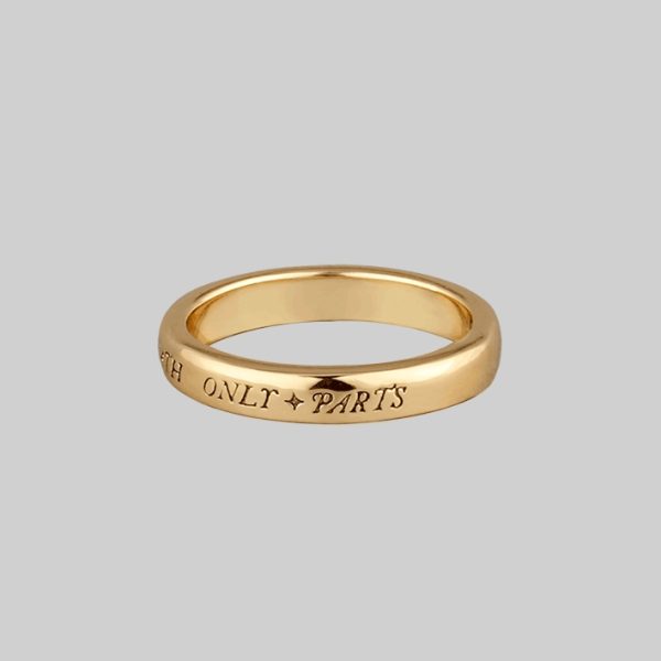 United Hearts Death Only Parts Posie Ring Band Rings