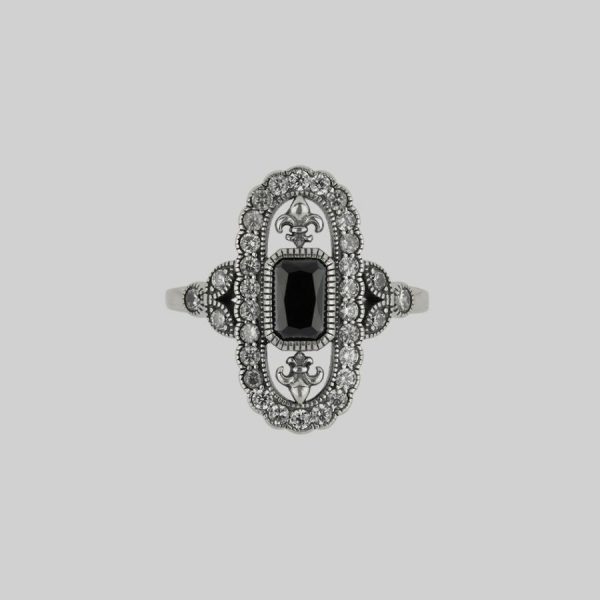 Vanya. Vampesque Black Onyx Ring Jewellery