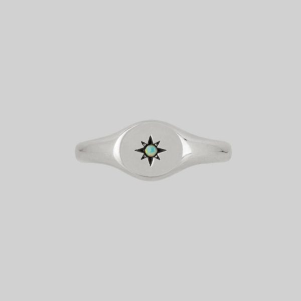 Victoria. Opal Signet Ring Gemstone Rings