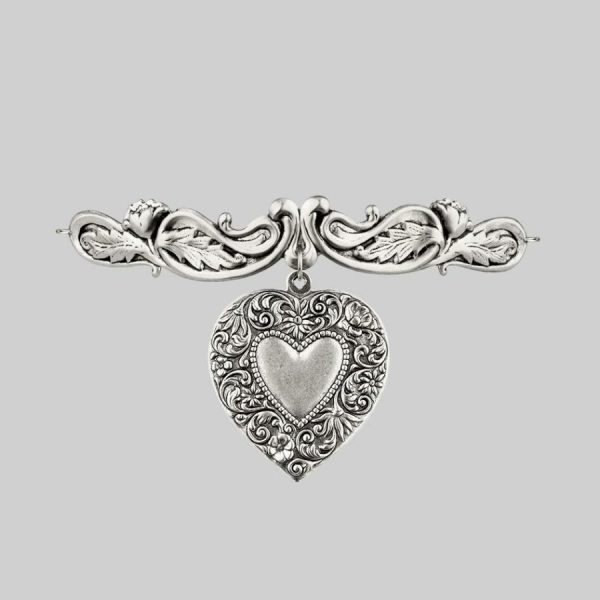 Love Struck. Ornate Heart Choker Chokers & Collars