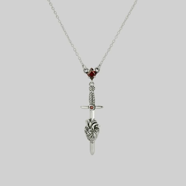 All My Heart. Sword & Heart Necklace Jewellery